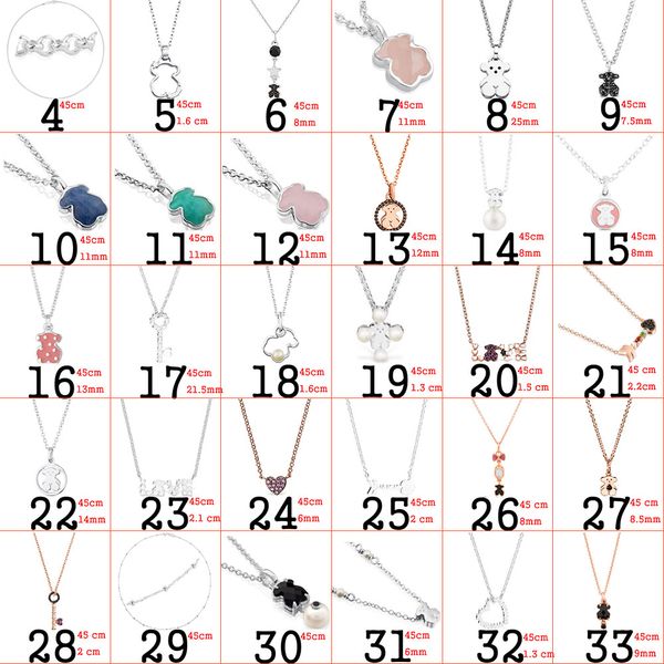 fahmi s925 silver fashion simple classic bear necklace decoration clavicle chain original jewelry
fahmi s925 silver fashion simple classic bear necklace decoration clavicle chain original jewelry