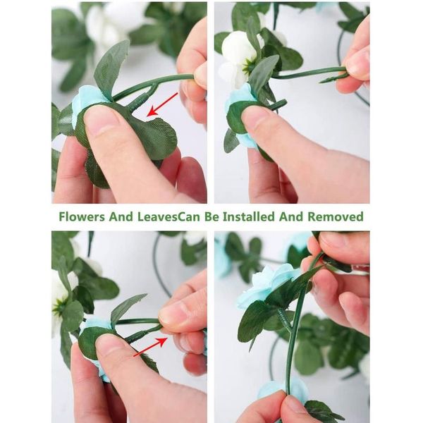 5 pack 2.5m fake rose vine flowers garland plants artificial flower hanging rose ivy home l wedding party garden cra bbygej
5 pack 2.5m fake rose vine flowers garland plants artificial flower hanging rose ivy home l wedding party garden cra bbygej