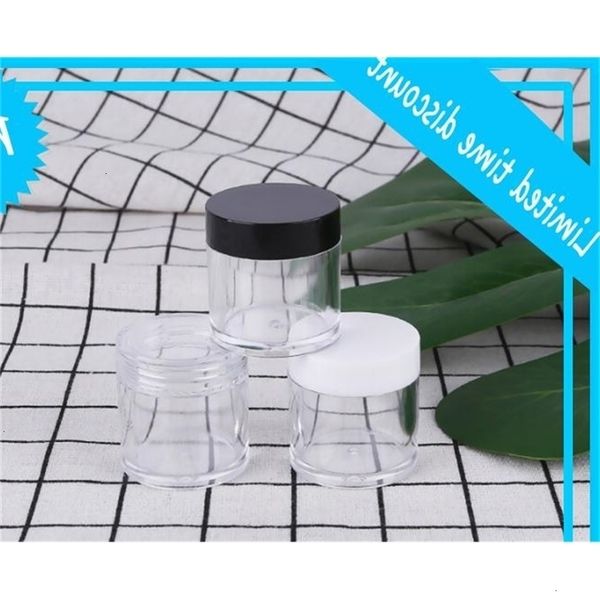 10ml g clear plastic pot jar refillable cosmetic container botttle for eyshadow makeup nail powder sample
10ml g clear plastic pot jar refillable cosmetic container botttle for eyshadow makeup nail powder sample