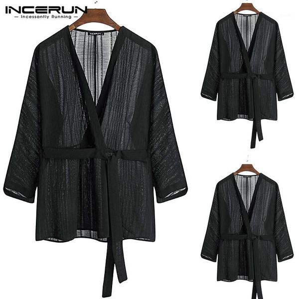 men's casual shirts 2021 mesh shirt men deep v neck long sleeve solid fashion nightclub party transparent camisa streetwear inceru, White;black
men's casual shirts 2021 mesh shirt men deep v neck long sleeve solid fashion nightclub party transparent camisa streetwear inceru, White;black