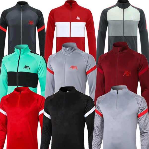 20 21 kids men soccer tracksuit survetement de football training suit sportswear 2020 2021 long full zipper training jacket tracksuits set, Black;brown
20 21 kids men soccer tracksuit survetement de football training suit sportswear 2020 2021 long full zipper training jacket tracksuits set, Black;brown