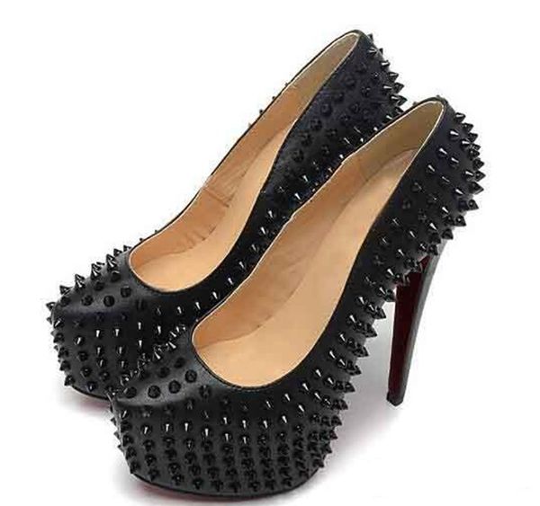 luxury women spiked red bottom sandals daffodile spikes women platform pumps with red sole flat shoe nude shoes fashion woman wedding shoes, Black
luxury women spiked red bottom sandals daffodile spikes women platform pumps with red sole flat shoe nude shoes fashion woman wedding shoes, Black