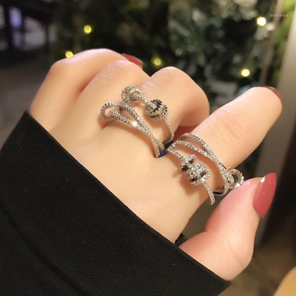2020 new arrival dominated women shiny crystal fashion rings geometric metal hollow double fine adjustable senior rings1, Golden;silver
2020 new arrival dominated women shiny crystal fashion rings geometric metal hollow double fine adjustable senior rings1, Golden;silver