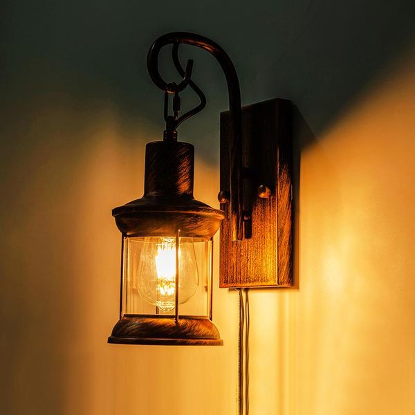 wall lamp vintage rustic antique red cooper metal and glass lamps sconce light with plug for hallway restaurant cafe bars patio
wall lamp vintage rustic antique red cooper metal and glass lamps sconce light with plug for hallway restaurant cafe bars patio
