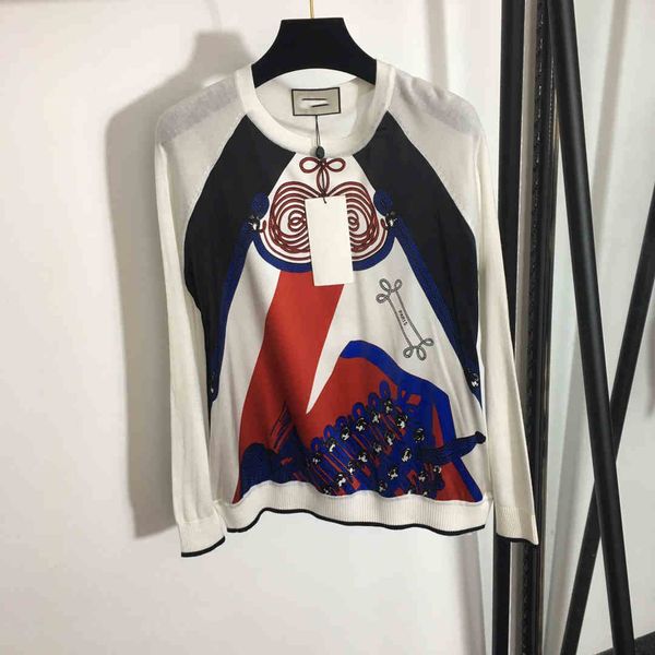 milan runway sweater 2021 long sleeve o neck women's sweaters high end jacquard pullover women designer sweater 1228-27, White;black
milan runway sweater 2021 long sleeve o neck women's sweaters high end jacquard pullover women designer sweater 1228-27, White;black