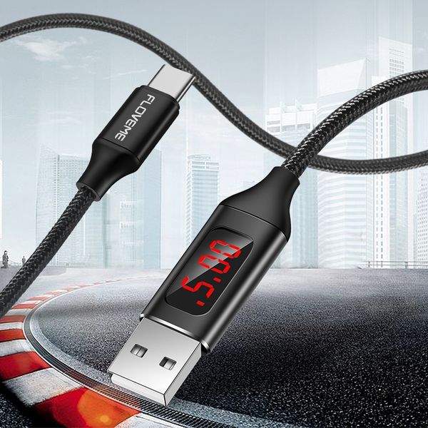 floveme 1m 5v21a usb to usb-c type-c aluminum nylon fast charging data cable with led display for samsung galaxy s8 s8 lg g6 huawei
floveme 1m 5v21a usb to usb-c type-c aluminum nylon fast charging data cable with led display for samsung galaxy s8 s8 lg g6 huawei