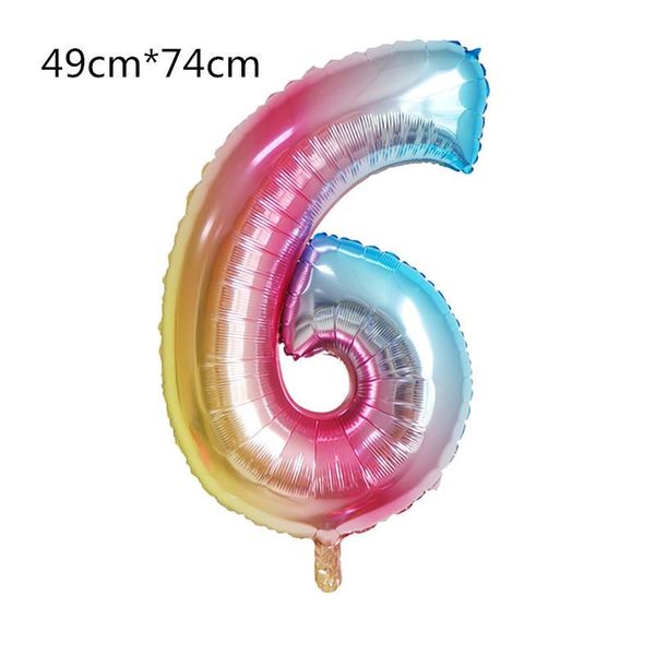 1pcs 32 inch gradient foil number balloons rainbow colors 0 9 birthday wedding engagement party decor globo kids ball supplies wmtdfx
1pcs 32 inch gradient foil number balloons rainbow colors 0 9 birthday wedding engagement party decor globo kids ball supplies wmtdfx