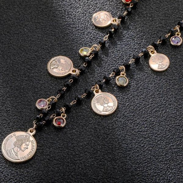chokers retro queen portrait pendant beaded necklace bohemia multi copper coin charm choker ethnic colorful crystal female gift, Golden;silver
chokers retro queen portrait pendant beaded necklace bohemia multi copper coin charm choker ethnic colorful crystal female gift, Golden;silver