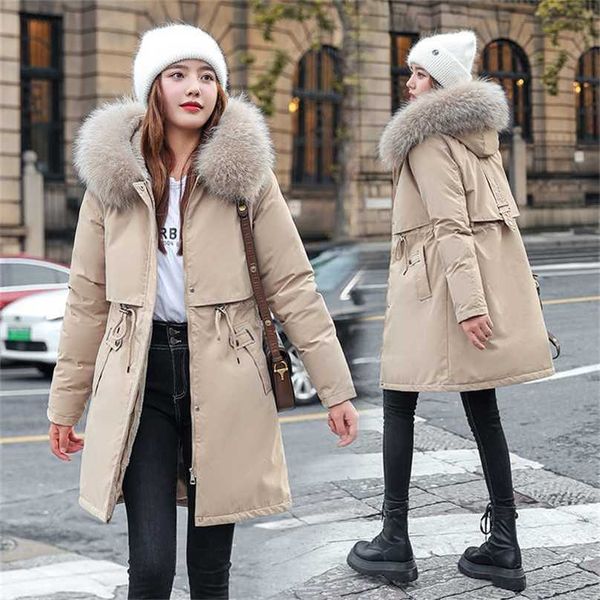 jacket winter down padded jacket women's middle and long korean waist size plus 211216, Black
jacket winter down padded jacket women's middle and long korean waist size plus 211216, Black