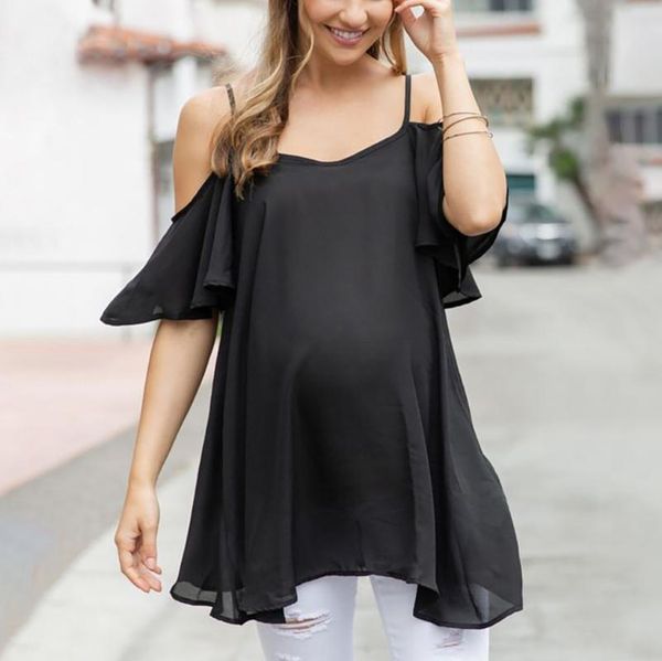 maternity dresses 2021 summer shirt women sleeveless suspender chiffon ruffle casual loose blouse ropa maternidad, White
maternity dresses 2021 summer shirt women sleeveless suspender chiffon ruffle casual loose blouse ropa maternidad, White