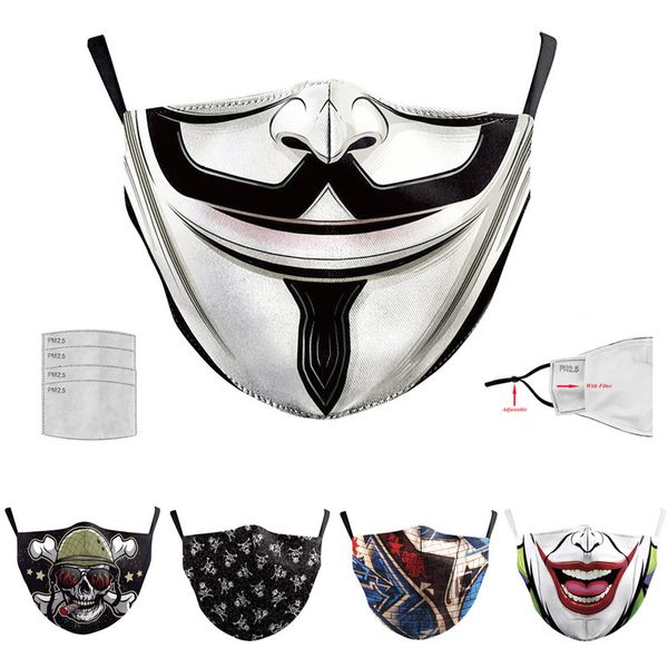 layers 10pcs halloween digital printing mask 2 party joker face masks reusable anti-fog cosplay mascherine sh k5sj
layers 10pcs halloween digital printing mask 2 party joker face masks reusable anti-fog cosplay mascherine sh k5sj