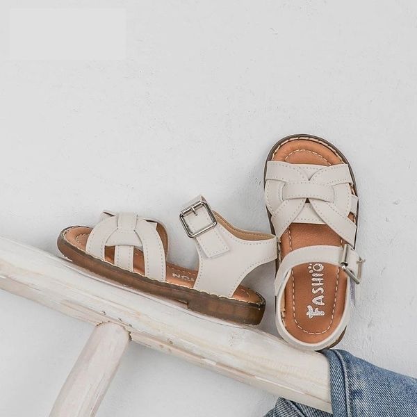 new girl's vintange weave solid closed toe for girl baby flat girls sandals summer kids shoes y200619, Black;red
new girl's vintange weave solid closed toe for girl baby flat girls sandals summer kids shoes y200619, Black;red