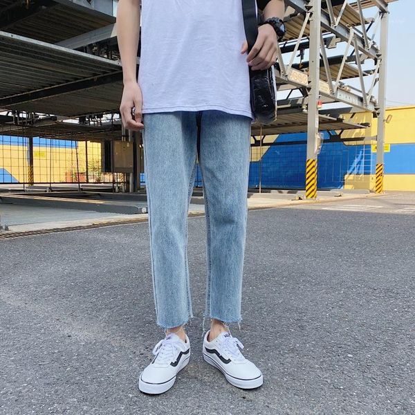 men's jeans 2021 summer men denim stretch slim fashion trousers spijkerbroek male blue pants straight nine-points trousers1
men's jeans 2021 summer men denim stretch slim fashion trousers spijkerbroek male blue pants straight nine-points trousers1