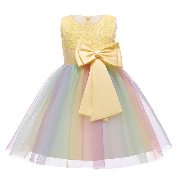 girl's dresses (2t-9t) children's sleeveless flower rainbow color matching gradient bow princess net gauze tutu dress gorgeous f4*, Red;yellow
girl's dresses (2t-9t) children's sleeveless flower rainbow color matching gradient bow princess net gauze tutu dress gorgeous f4*, Red;yellow