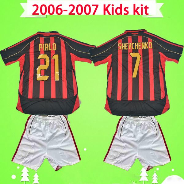 kids kit 2006 2007 retro soccer jerseys vintage football shirts boys sets 06 07 classic ac maldini ronaldo milan pirlo seedorf children suit, Black
kids kit 2006 2007 retro soccer jerseys vintage football shirts boys sets 06 07 classic ac maldini ronaldo milan pirlo seedorf children suit, Black