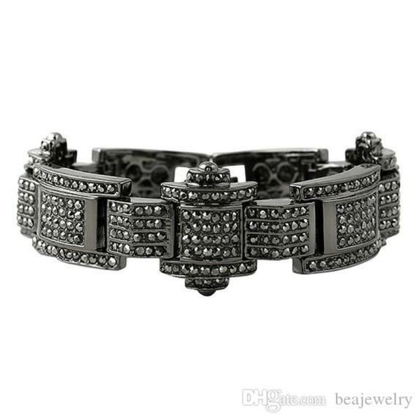 new fashion charm hip hop jewellery gold tone bling iced out covered chain bracelet for men party gift 4 color for women and men, Golden;silver
new fashion charm hip hop jewellery gold tone bling iced out covered chain bracelet for men party gift 4 color for women and men, Golden;silver