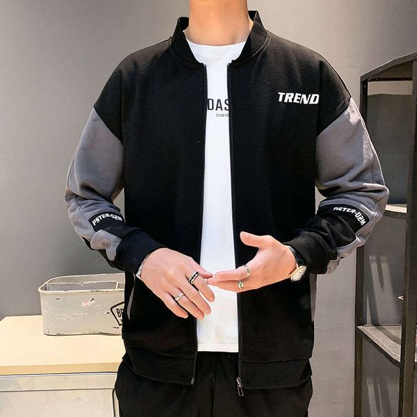 spring and autumn new hoodie cardigan fashion brand sweater youth sports loose coat men's baseball uniform, Gray
spring and autumn new hoodie cardigan fashion brand sweater youth sports loose coat men's baseball uniform, Gray