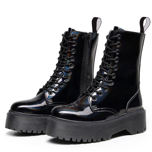 women side zipper martin platform boots designer black muffin 10 holes ankle booties winter bottes large size 35-44
women side zipper martin platform boots designer black muffin 10 holes ankle booties winter bottes large size 35-44