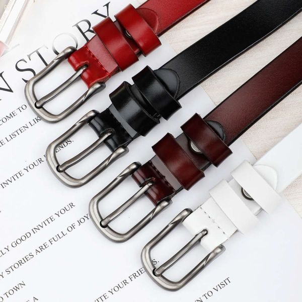 fashion women's pin buckle simple versatile korean trend leather belt, Black;brown
fashion women's pin buckle simple versatile korean trend leather belt, Black;brown