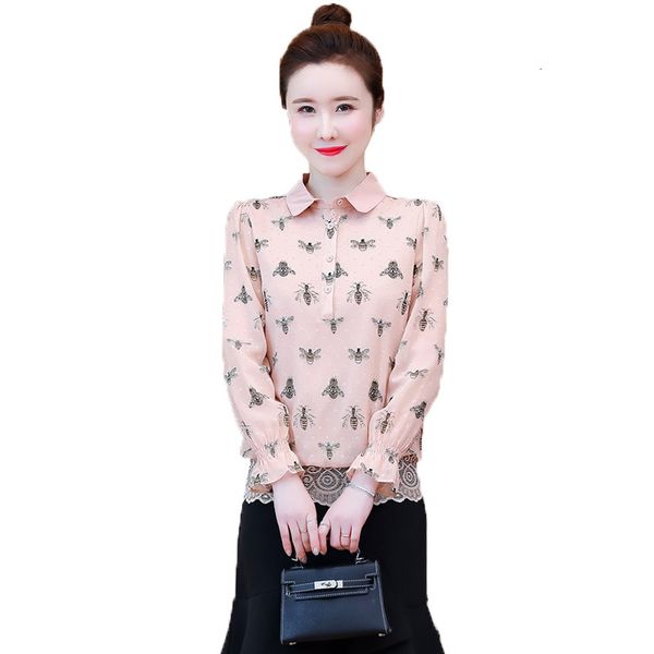 spring and of women with long sleeves printed fashions chiffon classy casual female shirt plus size r104 blouse svux, White
spring and of women with long sleeves printed fashions chiffon classy casual female shirt plus size r104 blouse svux, White