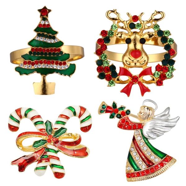 napkin rings 4pcs elegant christmas buckles holder dinner decor (red green)
napkin rings 4pcs elegant christmas buckles holder dinner decor (red green)