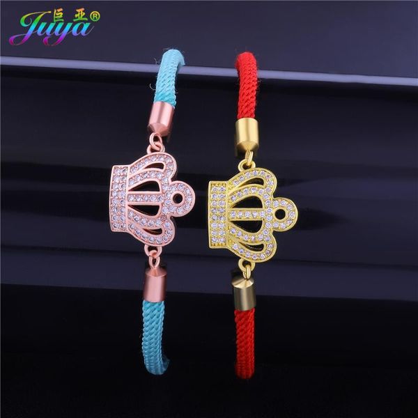 juya adjustable thread bracelets supplies gold/rose gold micro pave zircon crown charms bracelet for women girl gift jewelry, Golden;silver
juya adjustable thread bracelets supplies gold/rose gold micro pave zircon crown charms bracelet for women girl gift jewelry, Golden;silver
