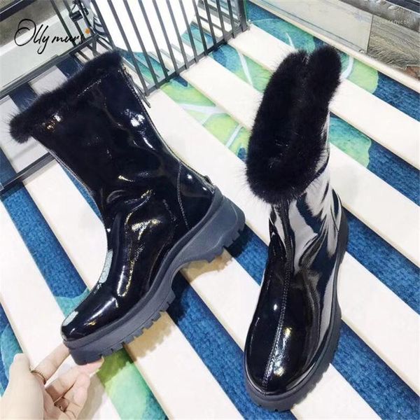 boots ollymurs fashion style black genuine leather women round toe back zip winter warm plarform shoes woman1
boots ollymurs fashion style black genuine leather women round toe back zip winter warm plarform shoes woman1