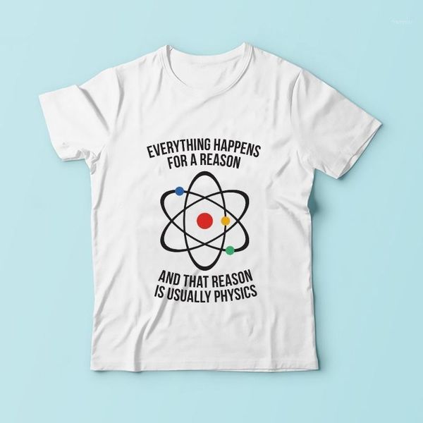 everything happens for a reason is physics funny geek t shirt men new white casual plus size tshirt homme nuclear model t-shirt1, White;black
everything happens for a reason is physics funny geek t shirt men new white casual plus size tshirt homme nuclear model t-shirt1, White;black