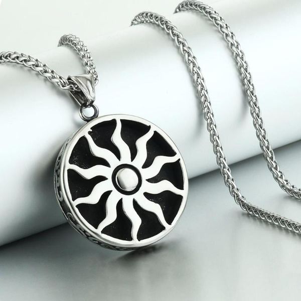 pendant necklaces vintage round stainless steel jewelry for men women's retro sun god chain statement body bijoux cn78, Silver
pendant necklaces vintage round stainless steel jewelry for men women's retro sun god chain statement body bijoux cn78, Silver