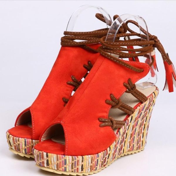 fanyuan sandals women gladiator sandals flock open toe 10cm wedges platform shoes woman summer lace up party shoes female1, Black
fanyuan sandals women gladiator sandals flock open toe 10cm wedges platform shoes woman summer lace up party shoes female1, Black