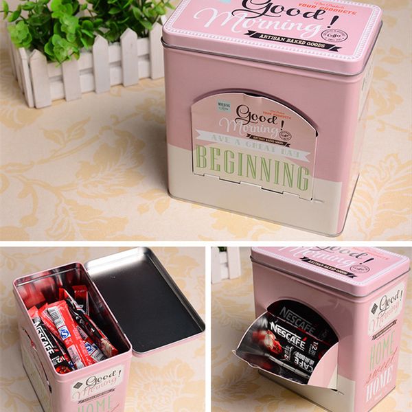 new creative convenient open snack storage candy biscuits coffee box home organizer flip cover metal collectable tin boxes q1130
new creative convenient open snack storage candy biscuits coffee box home organizer flip cover metal collectable tin boxes q1130