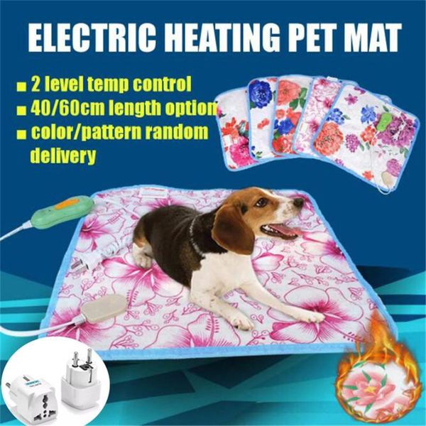 carpets 40x40/60cm electric heating pad blanket pet mat bed cat dog winter warmer home office chair heated 220v random patterns
carpets 40x40/60cm electric heating pad blanket pet mat bed cat dog winter warmer home office chair heated 220v random patterns