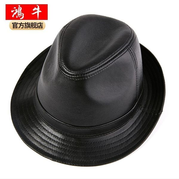 men's jazz autumn winter outdoor leisure cattle and sheep leather british women's versatile hat
men's jazz autumn winter outdoor leisure cattle and sheep leather british women's versatile hat