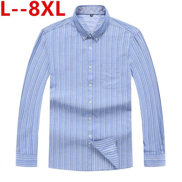 men's casual shirts 8xl 6xl 5xl fashion striped long sleeved shirt flannel 100% cotton soft male social slim fit anti-shrinkage design, White;black
men's casual shirts 8xl 6xl 5xl fashion striped long sleeved shirt flannel 100% cotton soft male social slim fit anti-shrinkage design, White;black