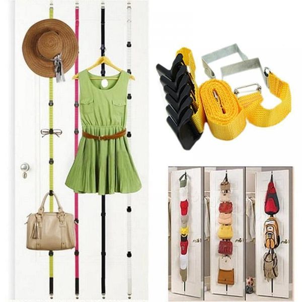 hooks & rails 1pc fashion adjustable over door straps hanger hat bag coat clothes rack organizer
hooks & rails 1pc fashion adjustable over door straps hanger hat bag coat clothes rack organizer
