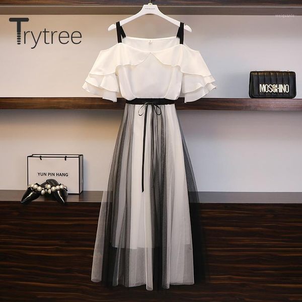 trytree 2020 summer women two piece set casual ruffles loose solid + skirt mesh elastic waist fashion set 2 piece1, Gray
trytree 2020 summer women two piece set casual ruffles loose solid + skirt mesh elastic waist fashion set 2 piece1, Gray