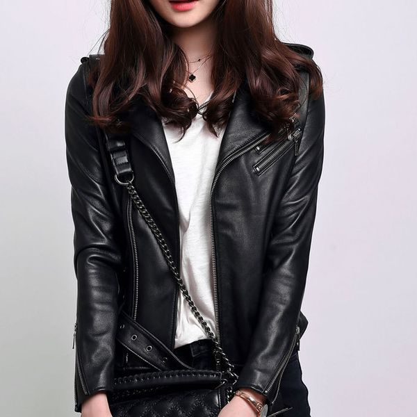 coat, female lambskin spring-autumn, genuine leather, casual motorcycle jacket, coat rack rack, 2020 1706, kj3699 abfu, Black
coat, female lambskin spring-autumn, genuine leather, casual motorcycle jacket, coat rack rack, 2020 1706, kj3699 abfu, Black