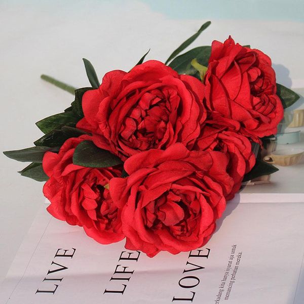 decorative flowers & wreaths 5 heads simulation real touch peony flower wedding decoration floral arches t platform road lead artificial sil
decorative flowers & wreaths 5 heads simulation real touch peony flower wedding decoration floral arches t platform road lead artificial sil