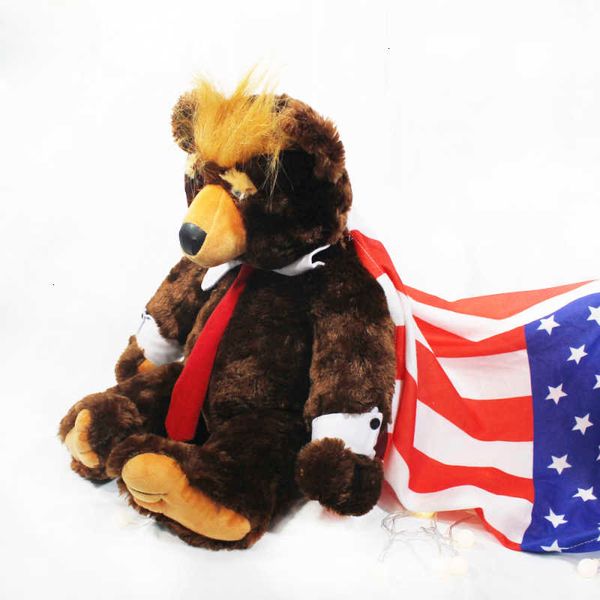 animal 50/60cm donald toy trump bear stuffed cool usa president bear with flag cute election flag teddy bear doll plush toy kids gift
animal 50/60cm donald toy trump bear stuffed cool usa president bear with flag cute election flag teddy bear doll plush toy kids gift