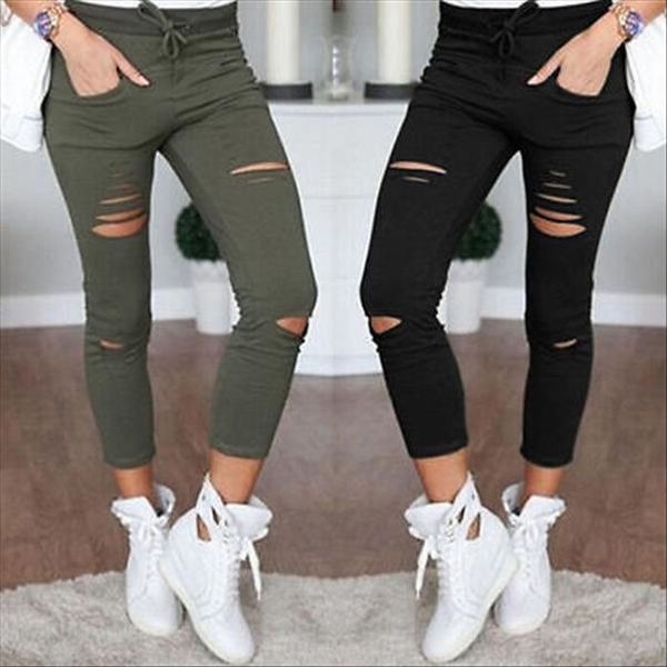 new 2018 skinny jeans women denim pants holes destroyed knee pencil pants casual trousers black white stretch ripped jeans, Blue
new 2018 skinny jeans women denim pants holes destroyed knee pencil pants casual trousers black white stretch ripped jeans, Blue