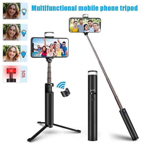 selfie monopods stick tripod extendable with detachable bluetooth remote fill light for mobile phone nc99
selfie monopods stick tripod extendable with detachable bluetooth remote fill light for mobile phone nc99