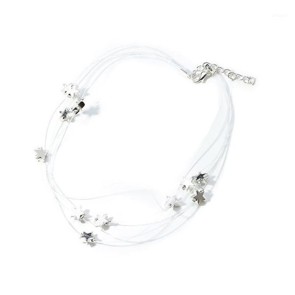 chokers fishing line star fashion choker necklace for women jewelry collares friends chains accessories aesthetics suspension xl102381, Golden;silver
chokers fishing line star fashion choker necklace for women jewelry collares friends chains accessories aesthetics suspension xl102381, Golden;silver