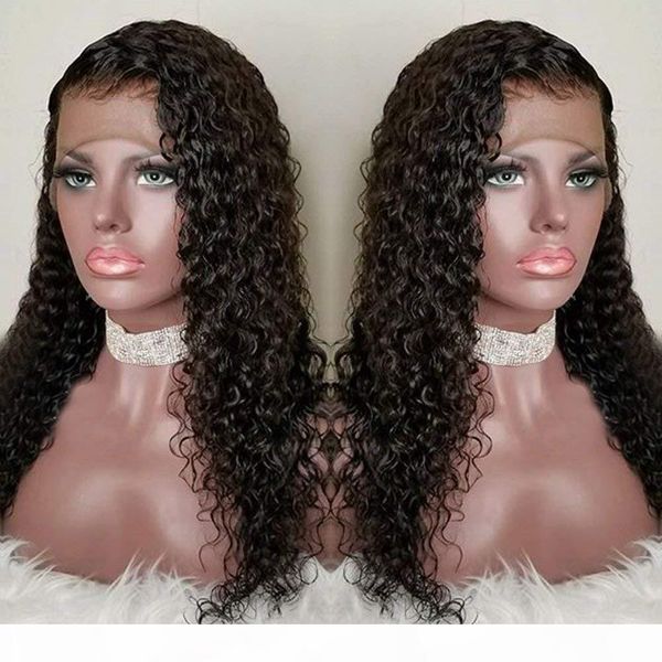 360 lace frontal curly human hair wigs 130% density brazilian deep curly wig with baby hair for black women 18 inch, natural color, Black;brown
360 lace frontal curly human hair wigs 130% density brazilian deep curly wig with baby hair for black women 18 inch, natural color, Black;brown