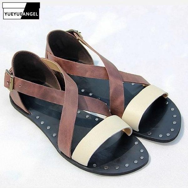 men beach shoes real leather runway flat sandals fashion black rivets rome gladiator sandals open toe summer casual shoes male1
men beach shoes real leather runway flat sandals fashion black rivets rome gladiator sandals open toe summer casual shoes male1
