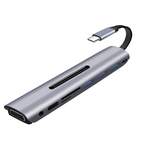 9-in-1 hub dock type-c to vga hd audio multifunction pd sd slot adapter data transmission replacement for1
9-in-1 hub dock type-c to vga hd audio multifunction pd sd slot adapter data transmission replacement for1