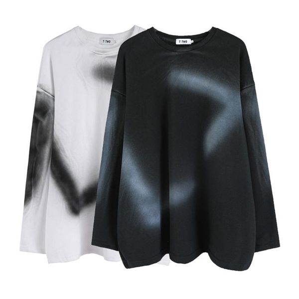 2020 autumn men & women long-sleeved high street ins dark hip-hop loose casual t-shirt couple trend brand tie-dye top, White;black
2020 autumn men & women long-sleeved high street ins dark hip-hop loose casual t-shirt couple trend brand tie-dye top, White;black
