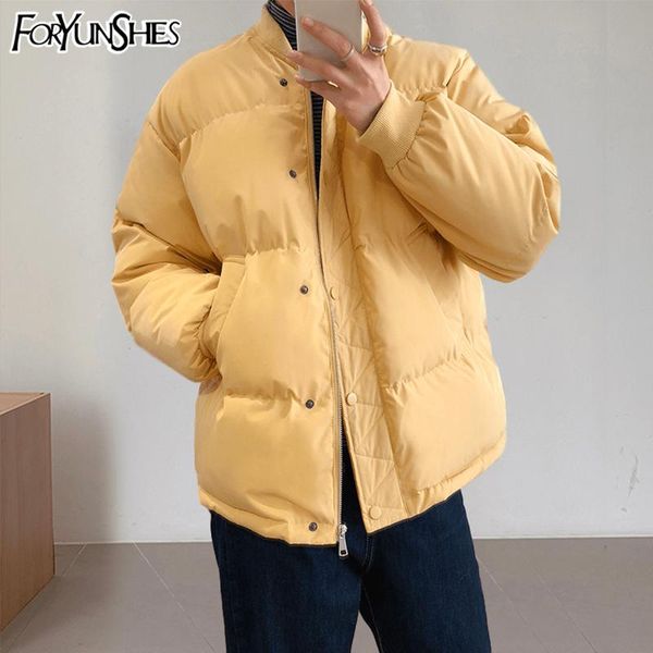 women's down & parkas foryunshes women winter warm thick jackets 2021 autumn korean style baseball collar loose casual femme cotton pad, Black
women's down & parkas foryunshes women winter warm thick jackets 2021 autumn korean style baseball collar loose casual femme cotton pad, Black