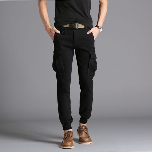 2021 new streetwear men clothing fashion spring autumn thin cargo business work pants skinny outdoor trousers male 0nkl, Black
2021 new streetwear men clothing fashion spring autumn thin cargo business work pants skinny outdoor trousers male 0nkl, Black