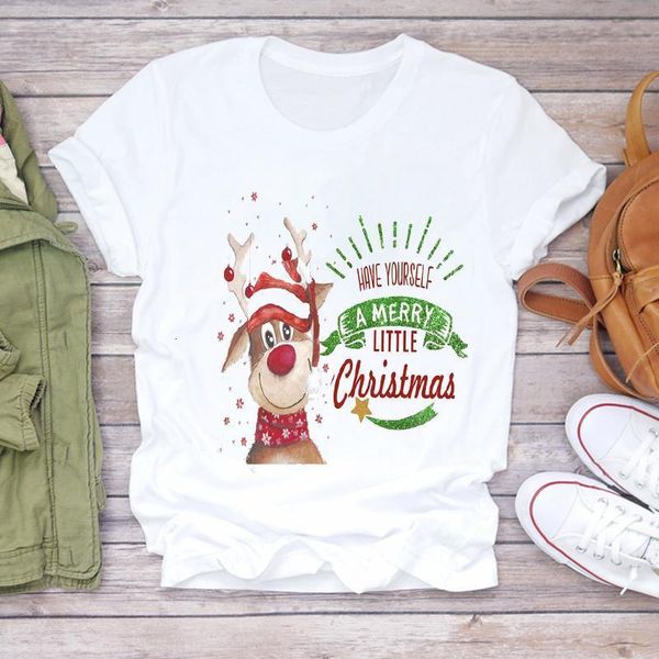 women christmas deer cartoon funny cute printing 90s holiday print lady tshirt ladies graphic t-shirts female tee t-shirt, White
women christmas deer cartoon funny cute printing 90s holiday print lady tshirt ladies graphic t-shirts female tee t-shirt, White
