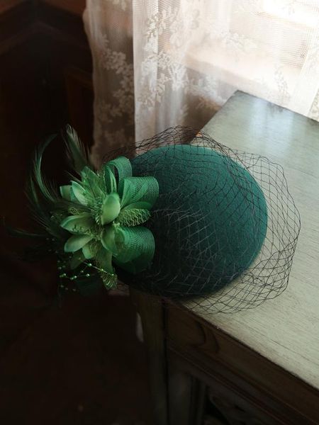 england retro women's elegant hat gauze billycock autumn and winter wool wedding dress, Blue;gray
england retro women's elegant hat gauze billycock autumn and winter wool wedding dress, Blue;gray